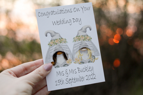 Congratulations On Your Wedding Day Card, LGBTQ Wedding Card